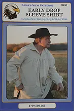 Pattern for a
Early Drop Sleeve Shirt
sizes 36 to 50